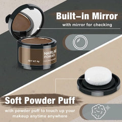 Hairline Powder – Instant Root Touch-Up & Hair Thinning Concealer | Black & Dark Brown | Kilarca