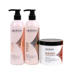Lourich Keratin 3-in-1 Hair Care Kit – Shampoo, Conditioner & Hair Mask | Kilarca