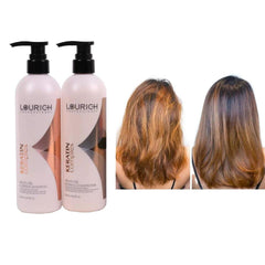 Lourich Sulfate-Free Keratin Shampoo & Conditioner 500ml – Frizz Control, Repair & Shine | Kilarca