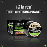 Kilarca Teeth Whitening Powder 60g | Remove Yellow Stains & Get Sparkling White Teeth