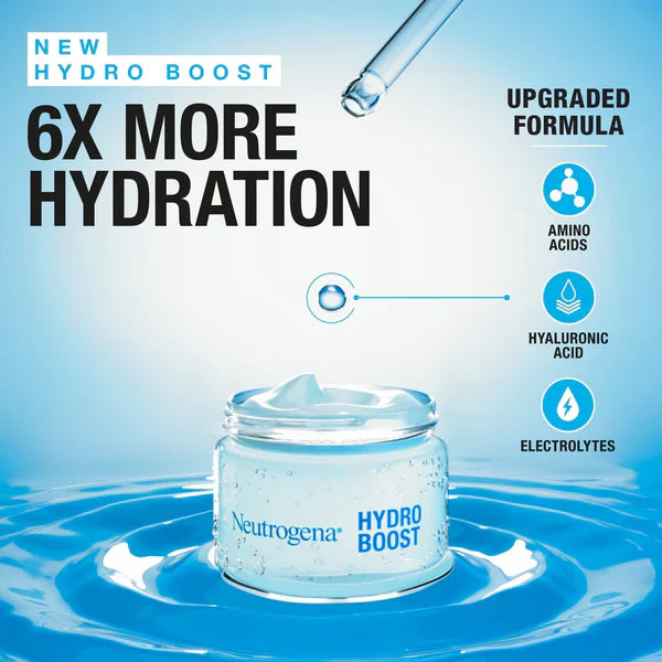 Neutrogena Hydro Boost Water Gel Moisturizer 50ml – Oil-Free, Hyaluronic Acid | Oily & Combination Skin