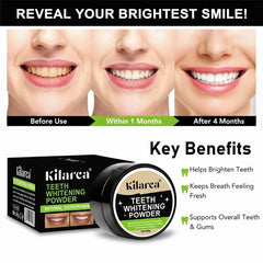 Teeth Whitening Powder 60g – Remove Coffee, Tea & Smoke Stains | Kilarca