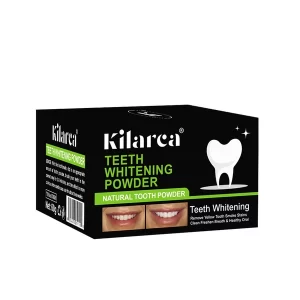 Teeth Whitening Powder 60g – Remove Coffee, Tea & Smoke Stains | Kilarca