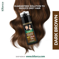 Kilarca 5-in-1 Hair Color Shampoo 200ml – Dark Brown